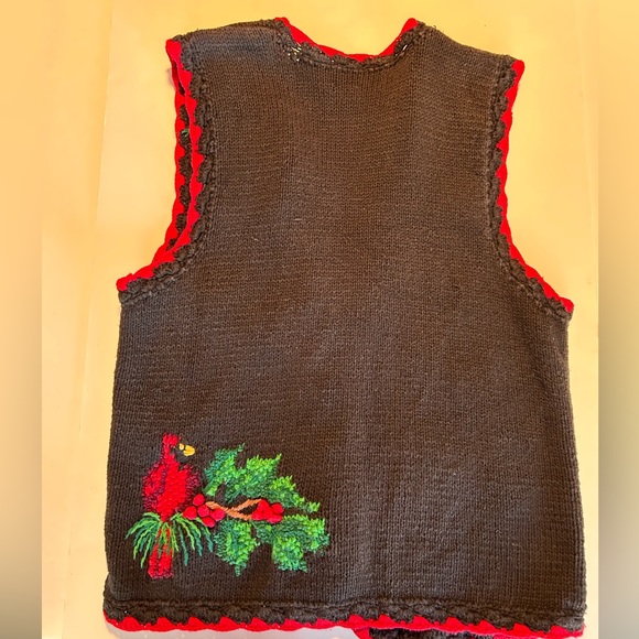 Bechamel Button V-neckline Knit Cardigan Sweater Vest - Picture 2 of 6